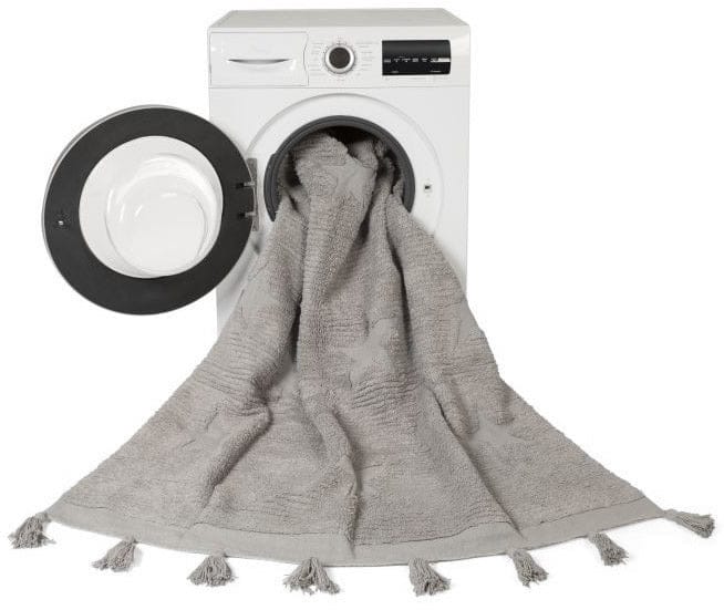 Lorena Canals Hippy Stars Rug - Grey (4'x 5'9") - C-HI-ST-GREY