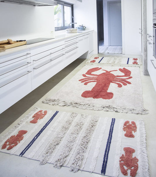 Lorena Canals Lobster Rug (6'7" x 4'7") - C-LOBSTER