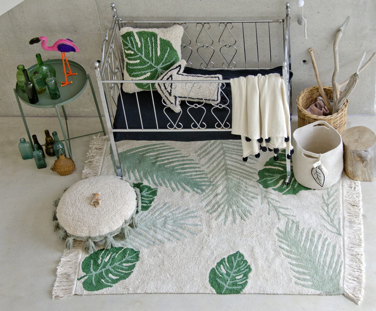 Lorena Canals Monstera Cushion (1' 3'' x 1' 3'') - SC-MONSTERA