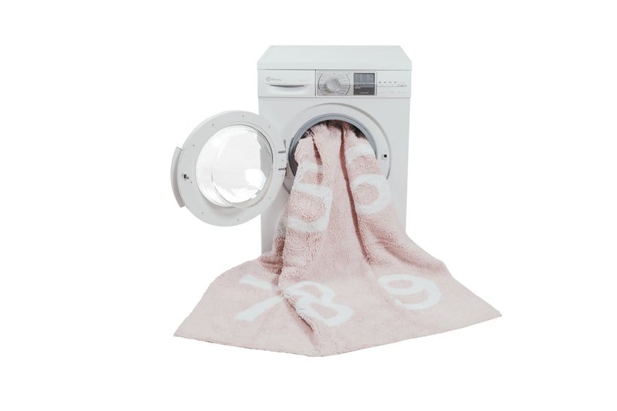 Lorena Canals Numbers Rug - Pink (4' x 5' 3") - C-00011