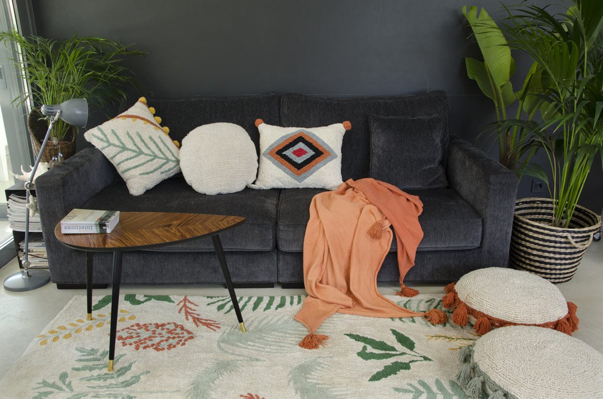 Lorena Canals Palm Cushion (1' 3'' x 1' 7'')