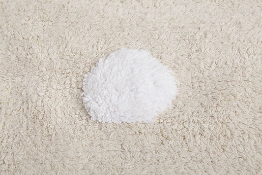 Lorena Canals Polka Dots Rug - Beige (4' x 5' 3") - C-00088