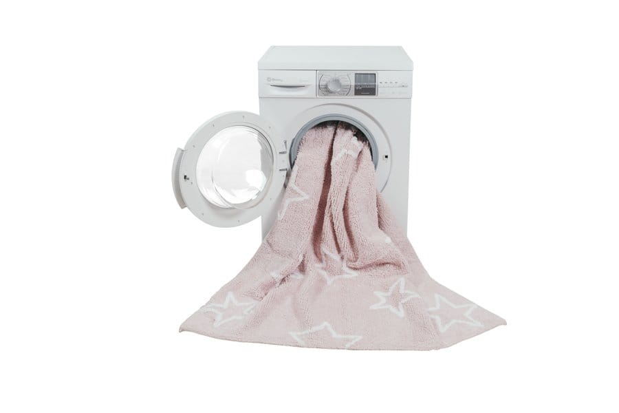 Lorena Canals Silhouette Stars Rug - Pink (4' x 5' 3") - C-44401