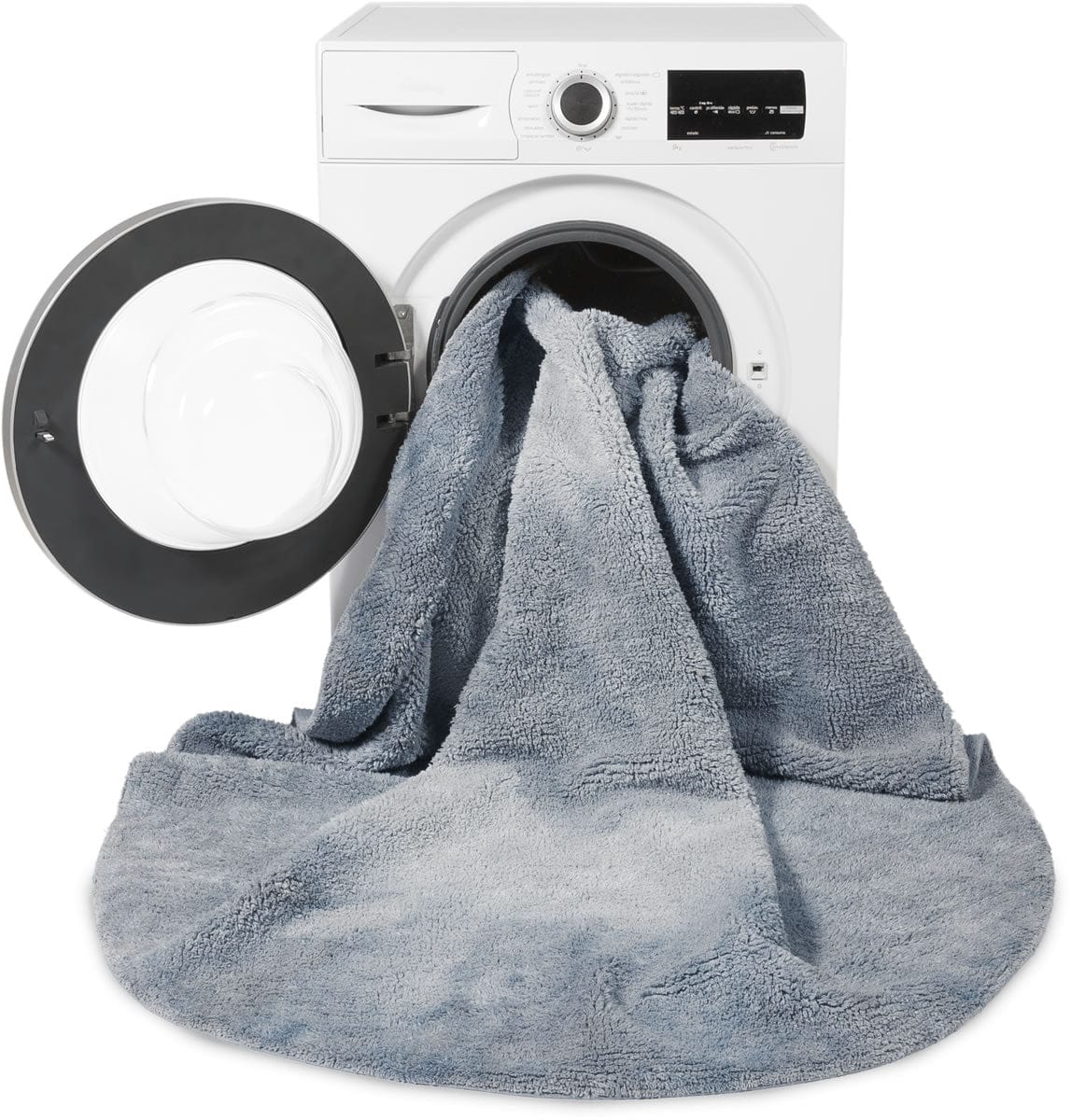 Lorena Canals Tie-Dye Rug - Vintage Blue (4' 11'') - C-TIE-VINTBL