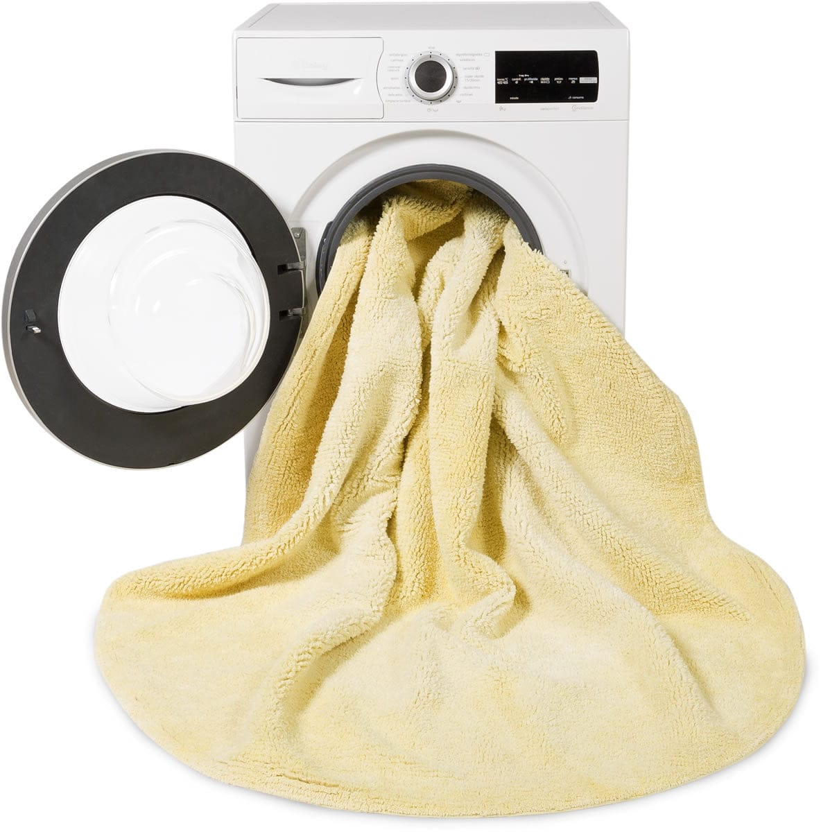 Lorena Canals Tie-Dye Rug - Yellow (4' 11'') - C-TIE-Y