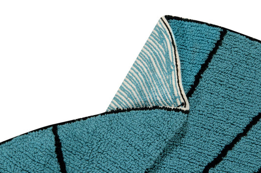 Lorena Canals Trace Rug - Petroleum (5' 3'') - C-TRACE-PETRO