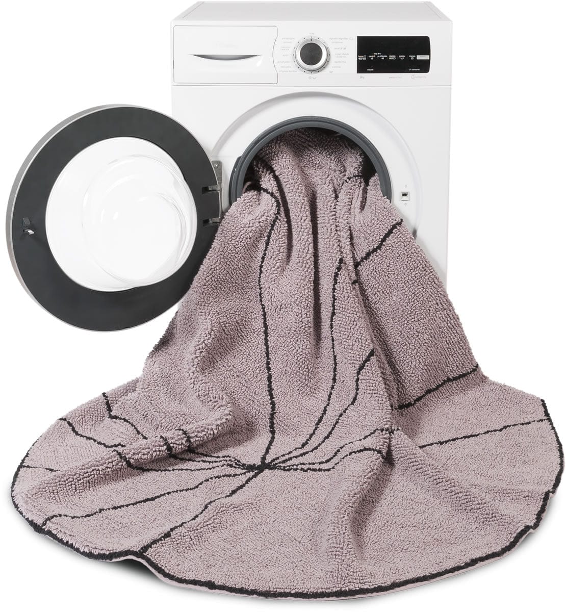 Lorena Canals Trace Rug - Wood Rose (5' 3'') - C-TRACE-WOOD