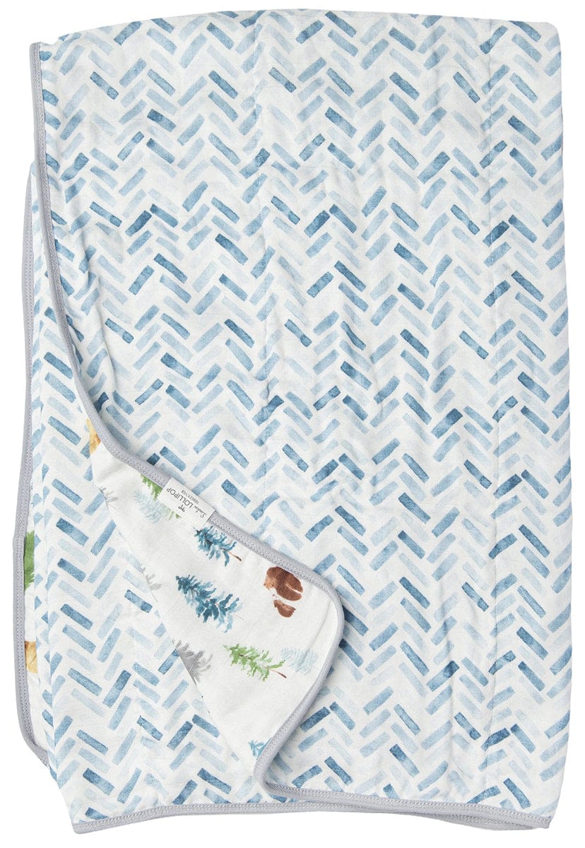 Loulou Lollipop Muslin Quilt Blanket - Adventure Begins - QTADV