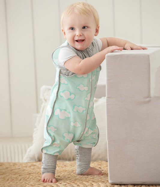 Love To Dream Sleep Suit Organic Lite .2 TOG, 12-24 M - Daydream Turquoise - L40-22-254-TUR-12-24M