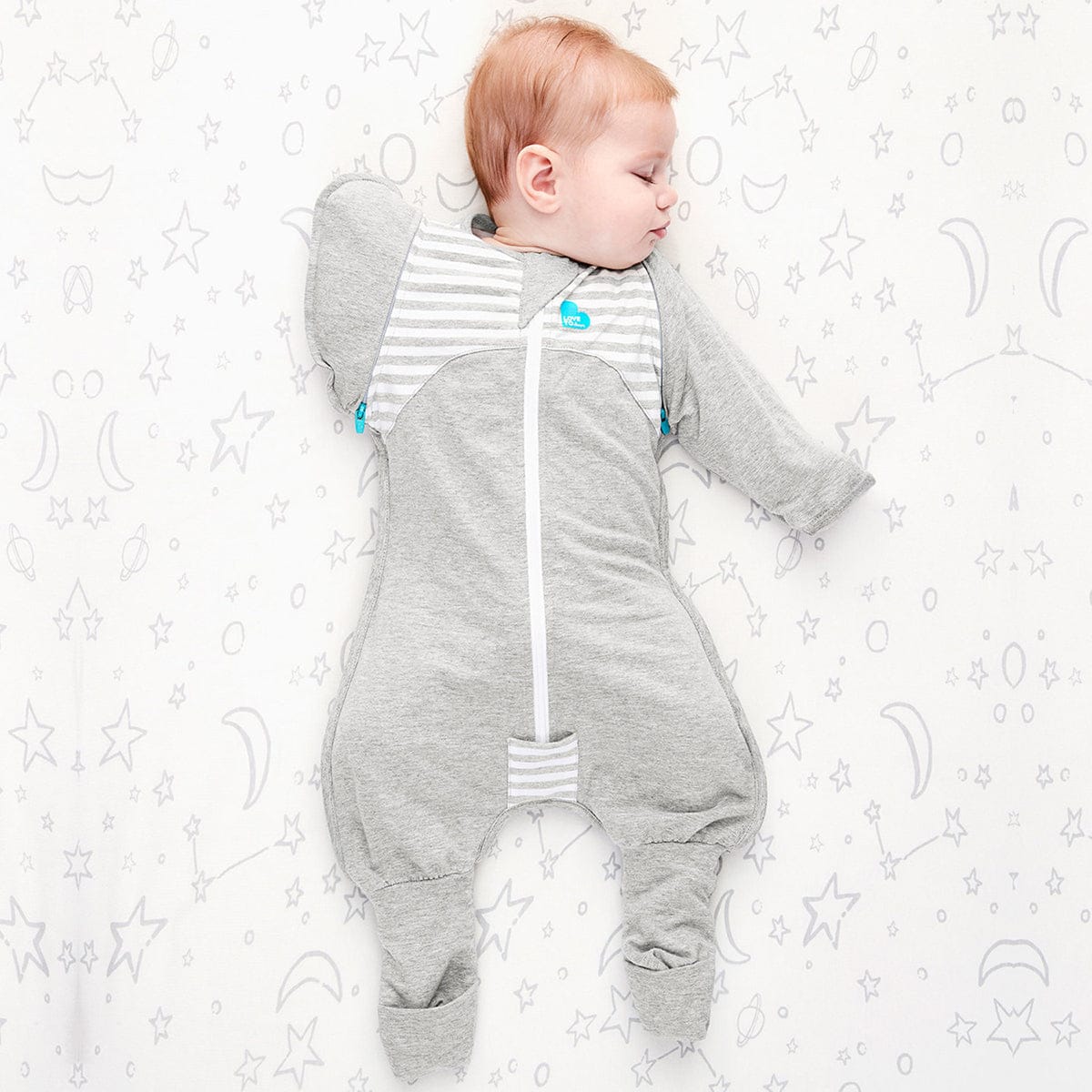 Love to Dream Swaddle UP Transition Suit, 1.0 TOG, Large - Gray