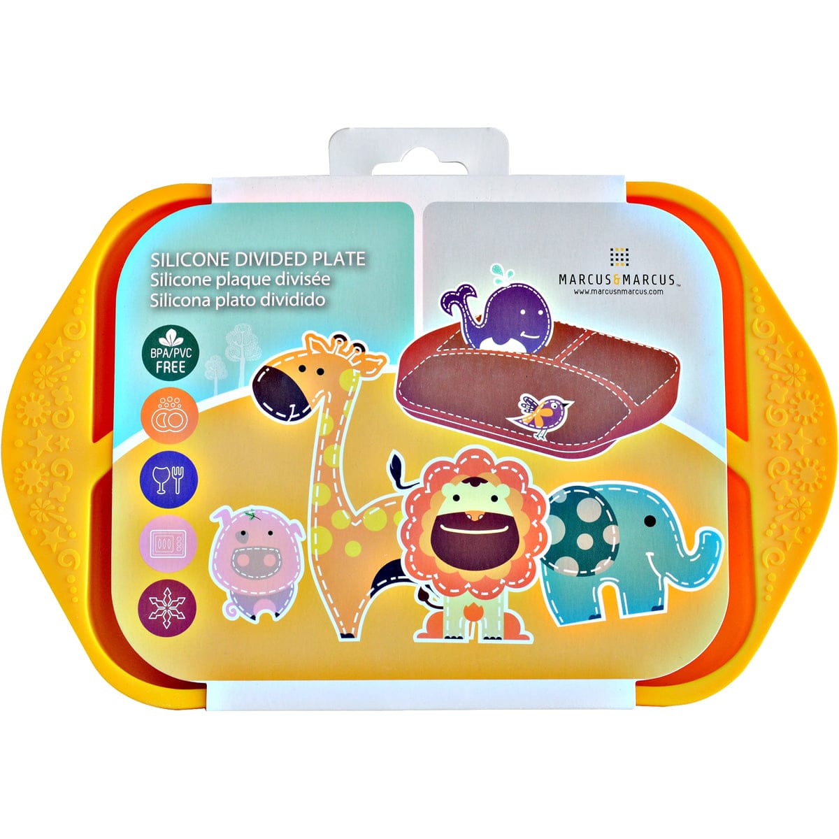 Marcus & Marcus Divided Plate - Giraffe - 11091-MM