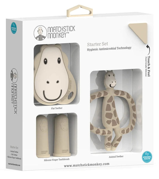 Matchstick Monkey Teething Starter Set - Gigi Giraffe - 19-16005