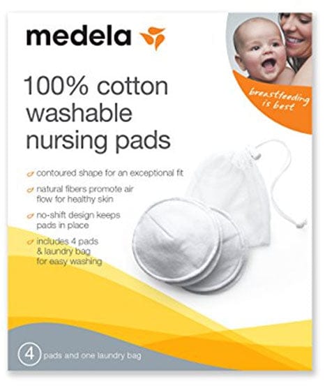 Medela 100% Cotton Washable Nursing Bra Pads - 89972
