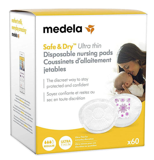 Medela Safe & Dry Disposable Nursing Pads- 60 - 101036557