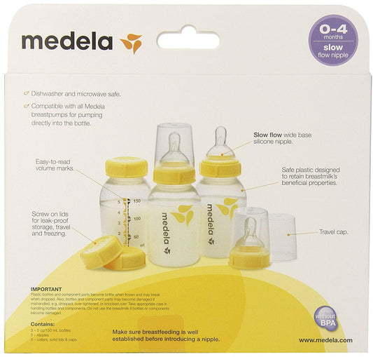 Medela Slow Flow Wide Base Nipples 3-Pack - 87133