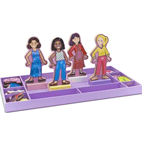Melissa & Doug Best Friends Forever! Magnetic Dress-Up Play Set