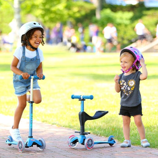 Micro Kickboard Mini 3-in-1 Deluxe Plus Scooter - Blue - MMD080