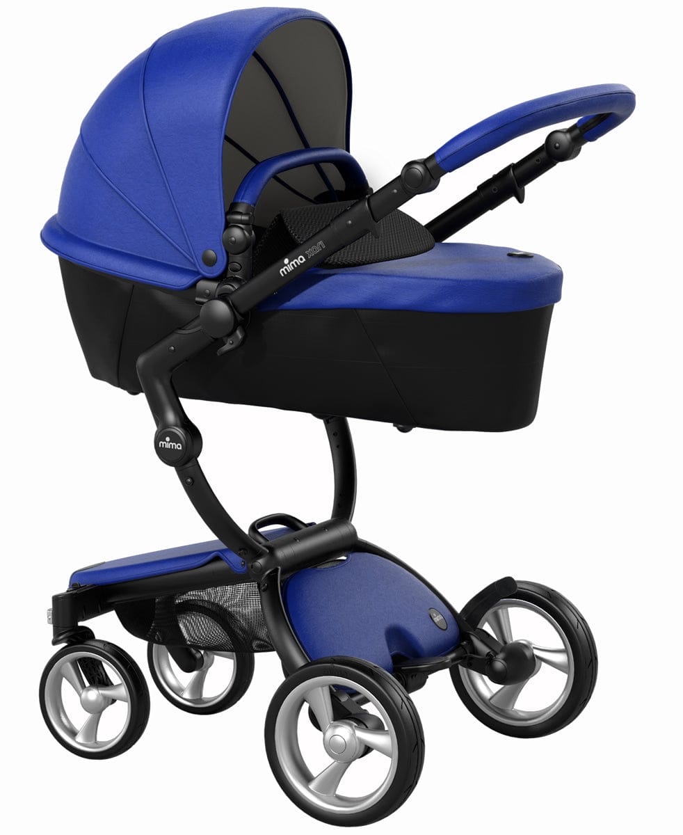 Mima Xari Complete Stroller, Black - Royal Blue / Black - A112-02-BRBB
