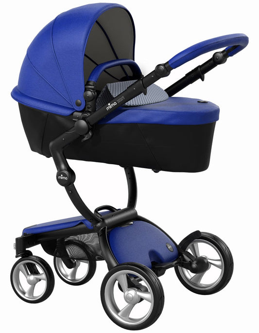 Mima Xari Complete Stroller, Black - Royal Blue / Retro Blue - A112-02-BRBRB