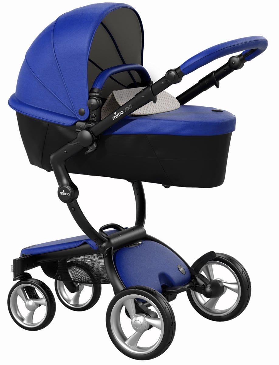 Mima Xari Complete Stroller, Black - Royal Blue / Sandy Beige - A112-02-BRBSB