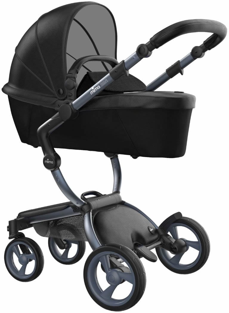 Mima Xari Complete Stroller, Graphite - Black / Black - A115-04-GRBB