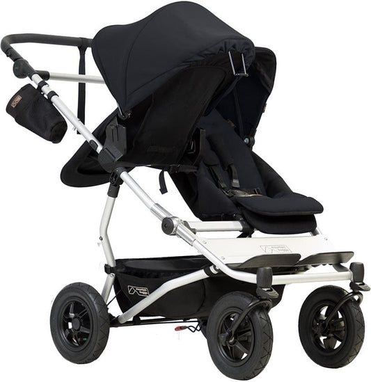Mountain Buggy Duet 3.0 Double Stroller - Black - DUET-V3-5