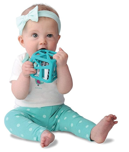 Munch Baby Chew Cube - Blue