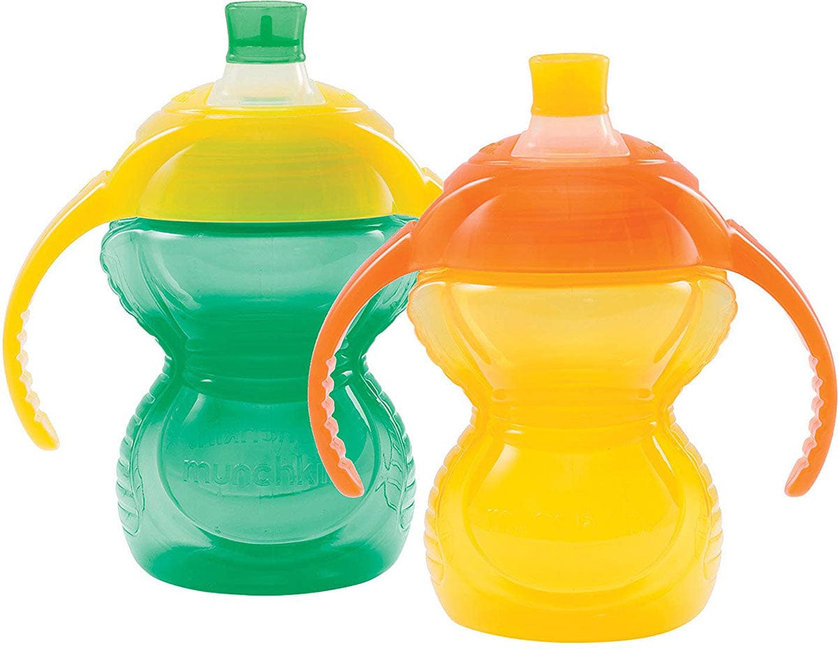 Munchkin Click Lock 7oz Bite Proof Trainer Cup, 2pk (Colors Vary) - 44169