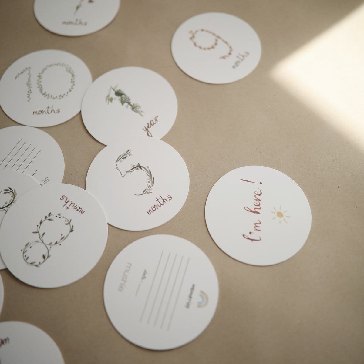 Mushie Milestone Cards - MC-100