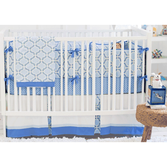 New Arrivals Carousel 4 Piece Crib Bedding Set - NA-CARO-4PC