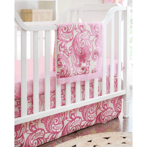 New Arrivals French Quarter 2 Piece Crib Bedding Set