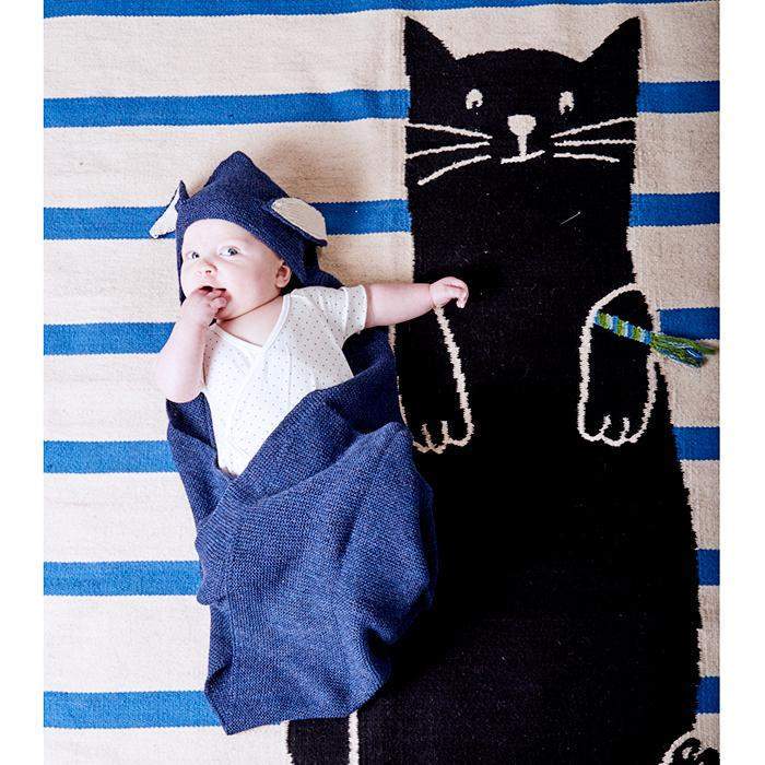 Oeuf Cat Rug - 3x5 - R10111