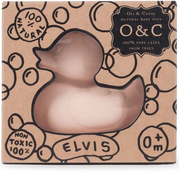 Oli & Carol Elvis the Duck Bath Toy - Nude - L-DSM-NUDE