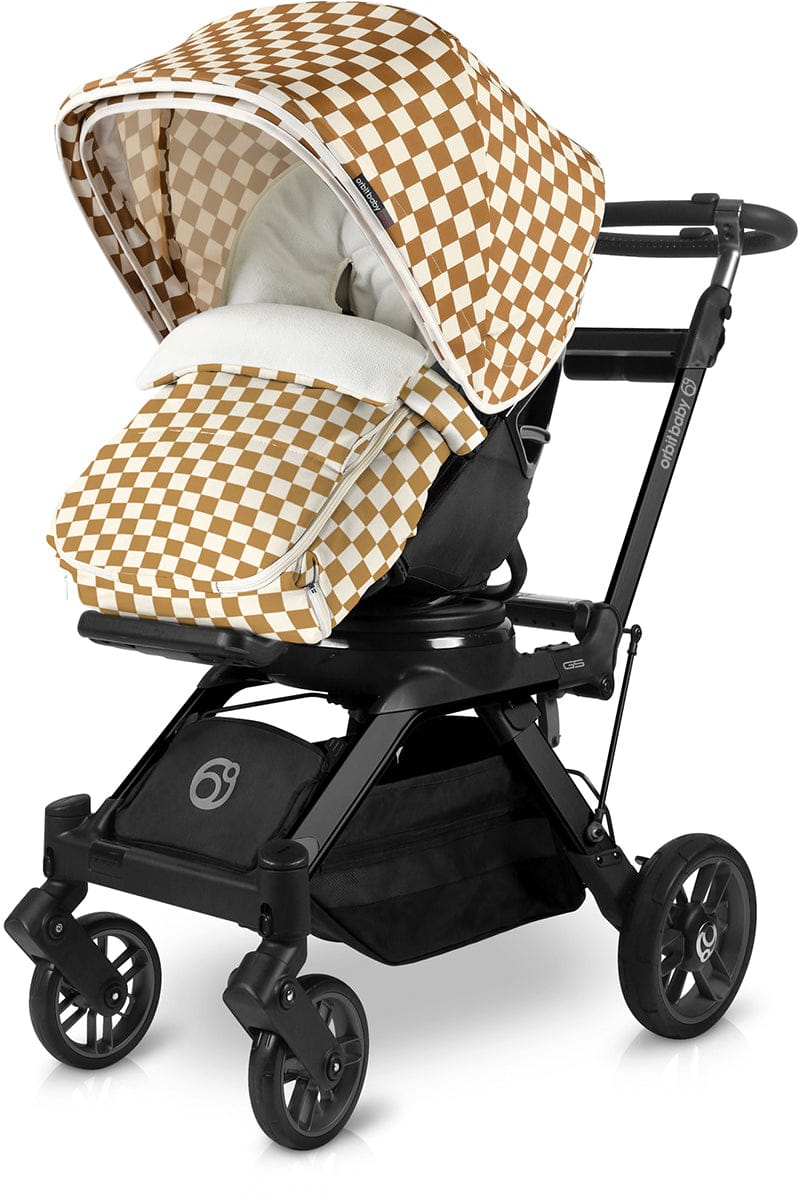 Orbit Baby G5 Stroller Footmuff - Chestnut Check - E705CC