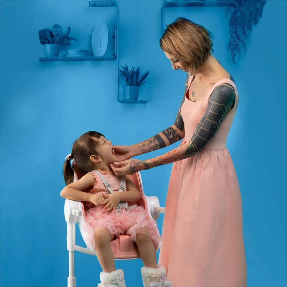 Oribel Cocoon Z High Chair - Cotton Candy Pink - OR212-90001