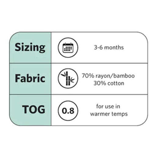 Owlet Sleeper Wearable Blanket - White (3-6 months)