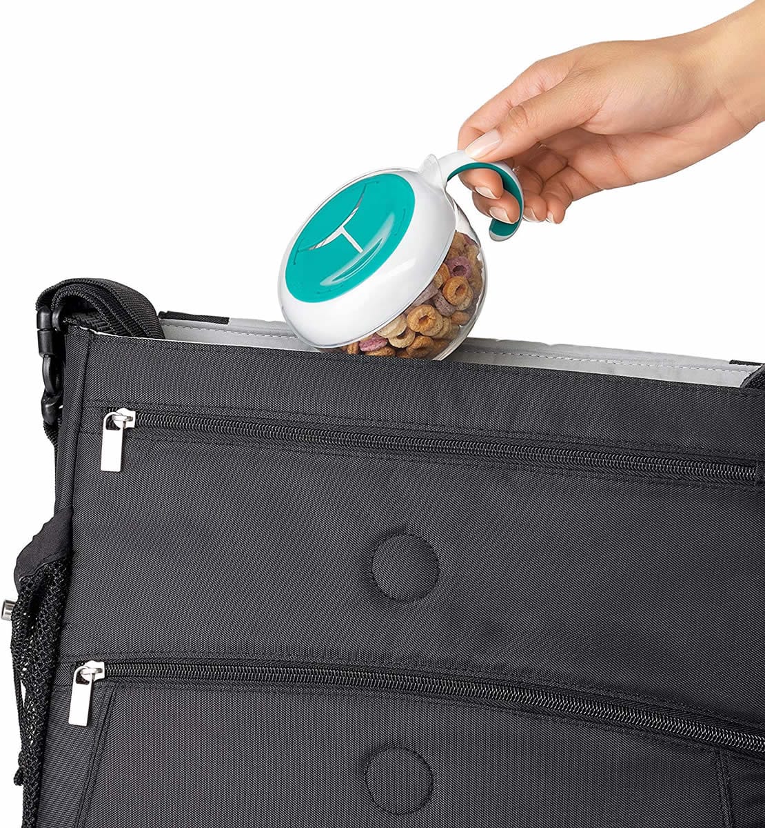 OXO Tot Flippy Snack Cup With Travel Cover - Teal - 61132000