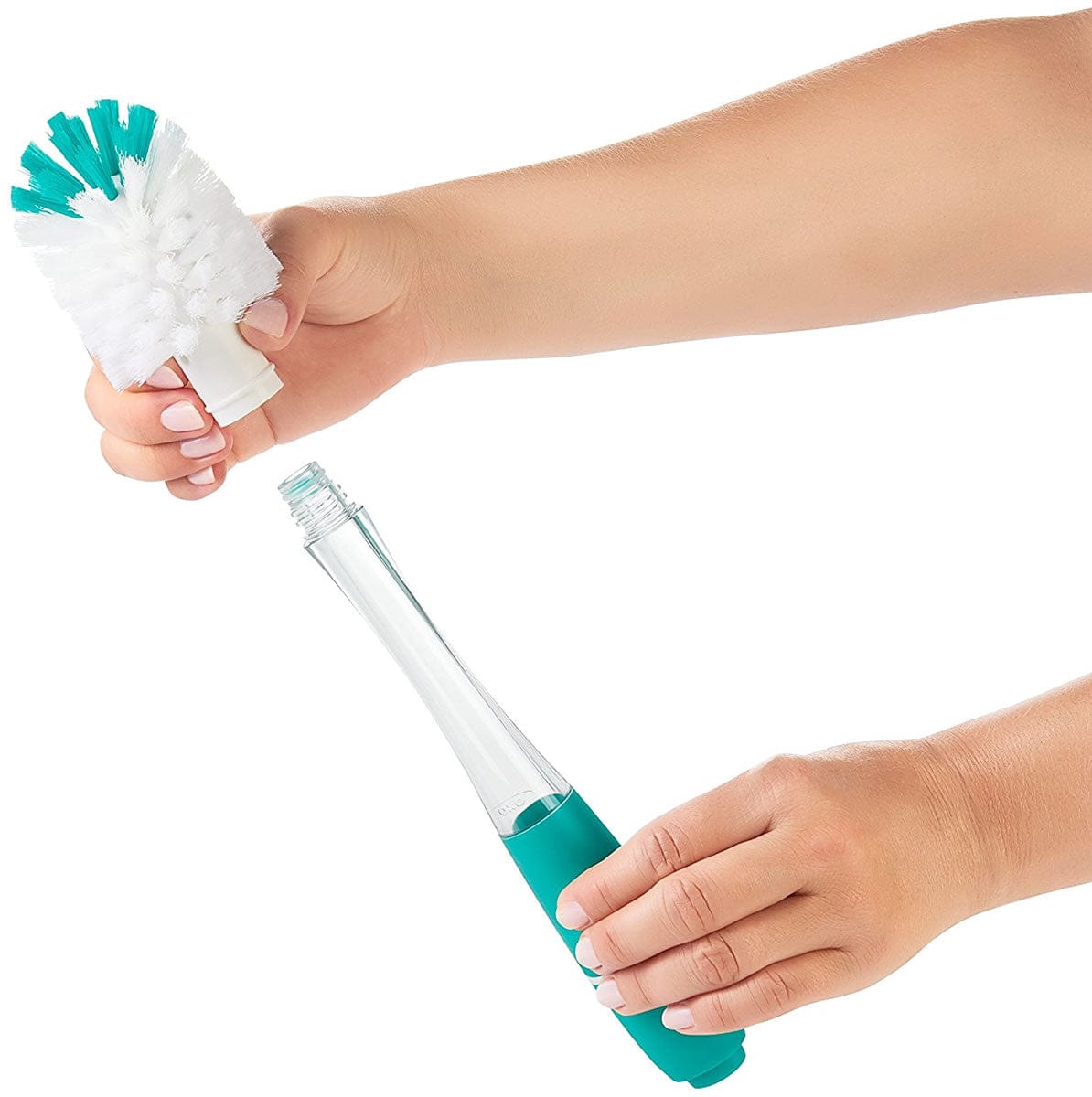 OXO Tot Soap Dispensing Bottle Brush With Stand - Teal - 62123000