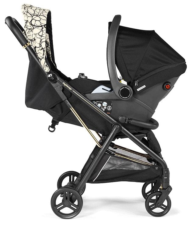 Peg Perego Selfie + Primo Viaggio 4-35 Nido Travel System - Graphic Gold / Onyx - IP2200NA00AB50RO01-TS