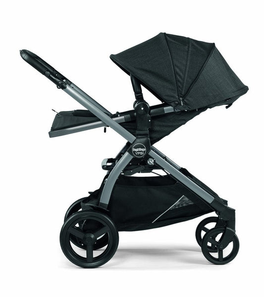 Peg Perego YPSI Stroller + Bassinet Bundle - Onyx - IP1528NA00SO13DX13-BAS