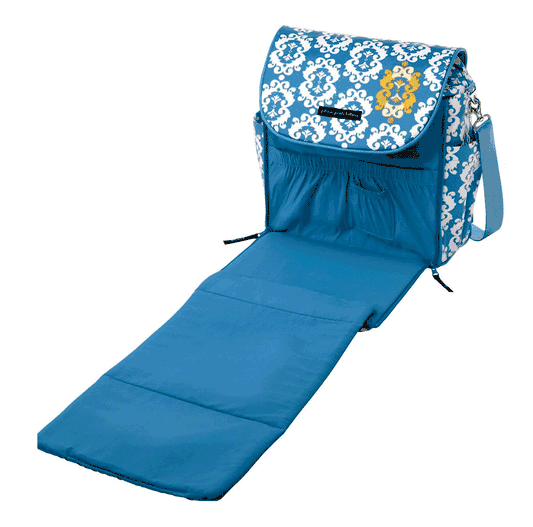 Petunia Pickle Bottom Boxy Backpack Diaper Bag Idyllic Ibiza - PPB-BB-II