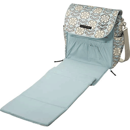 Petunia Pickle Bottom Boxy Backpack Diaper Bag in Peaceful Portofino
