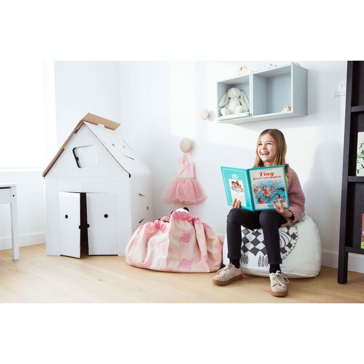 Play & Go Toy Storage Bag - Pink Elephant