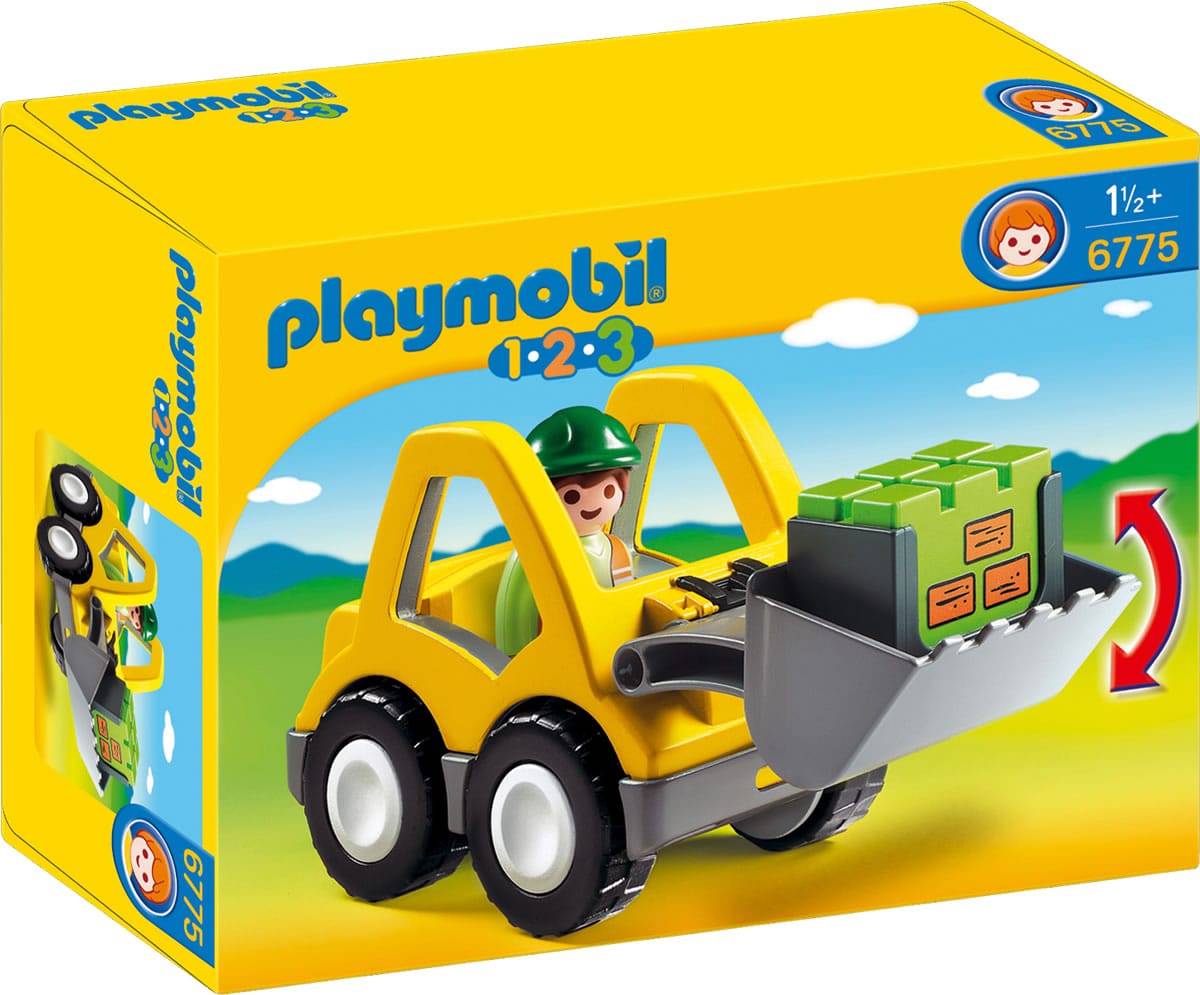 Playmobil 1.2.3 Excavator