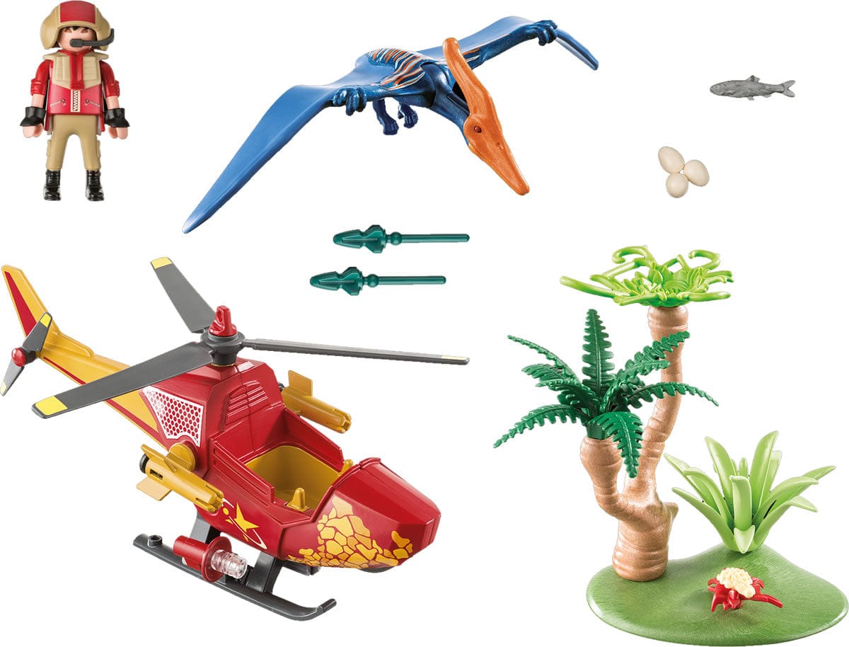 Playmobil Adventure Copter with Pterodactyl - 9430-PLAY
