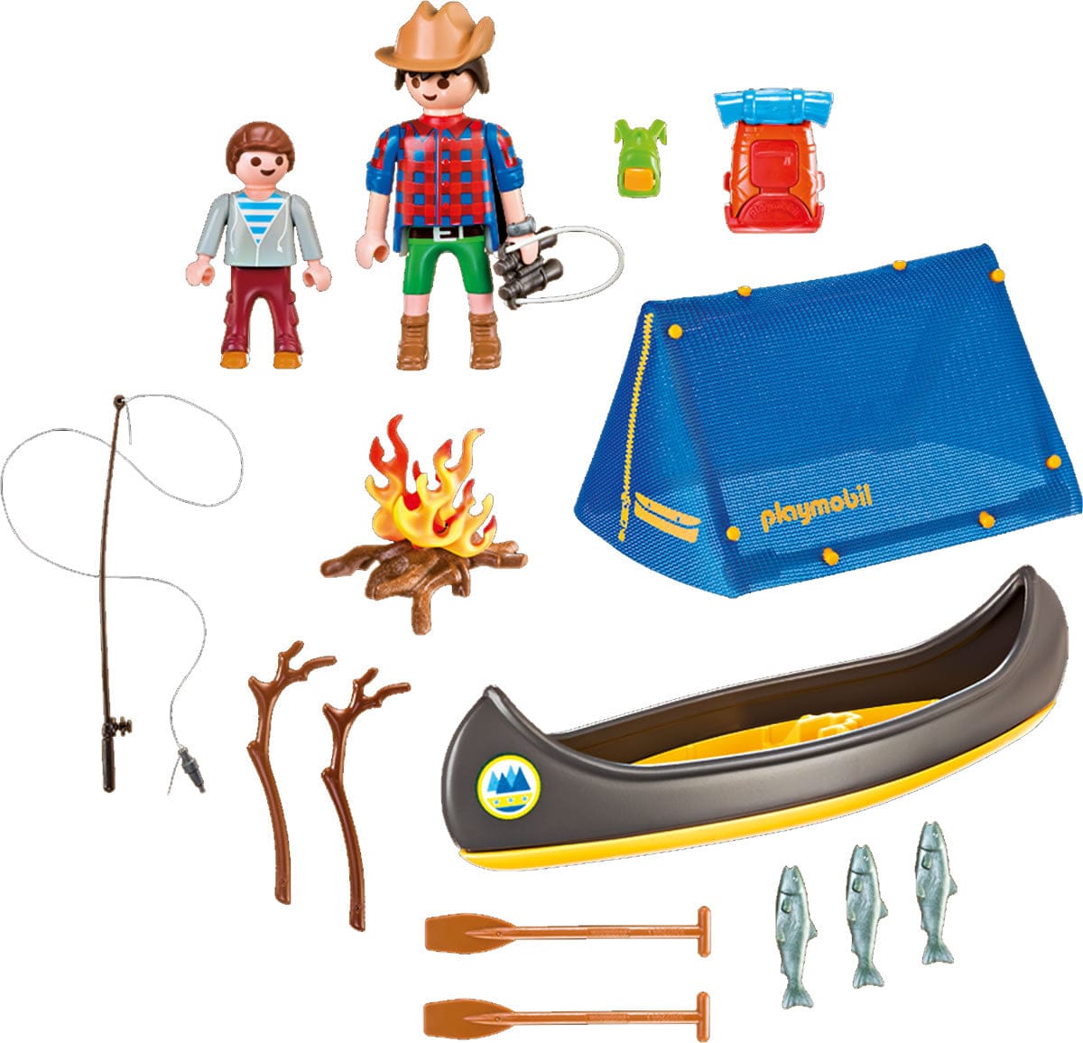 Playmobil Camping Adventure Carry Case - 9323-PLAY
