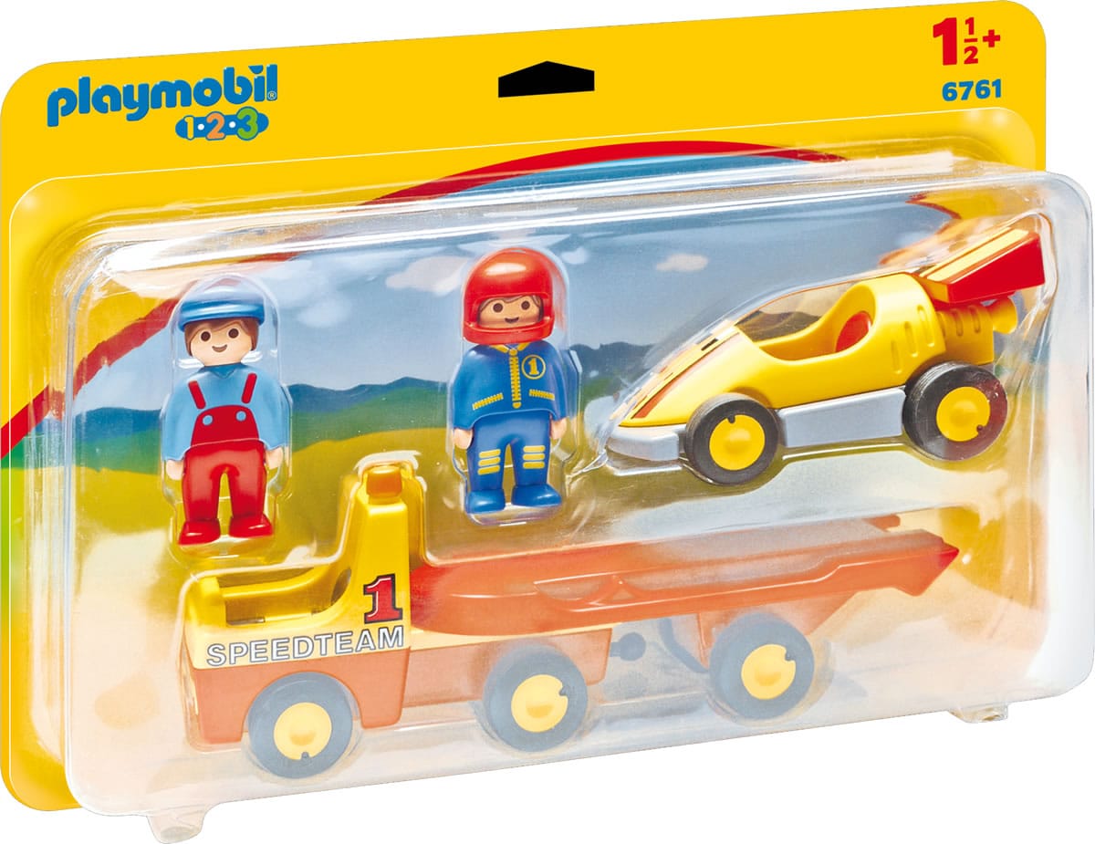 Playmobil Tow Truck with Race Car