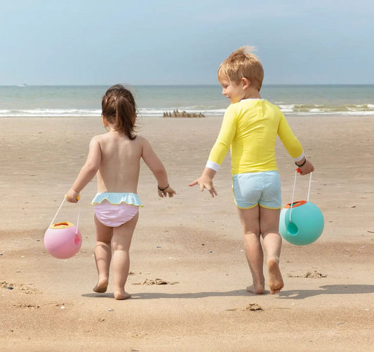 Quut Mini Ballo No Spill Bucket - Banana Blue - QUUS-MBALLO-BBLUE