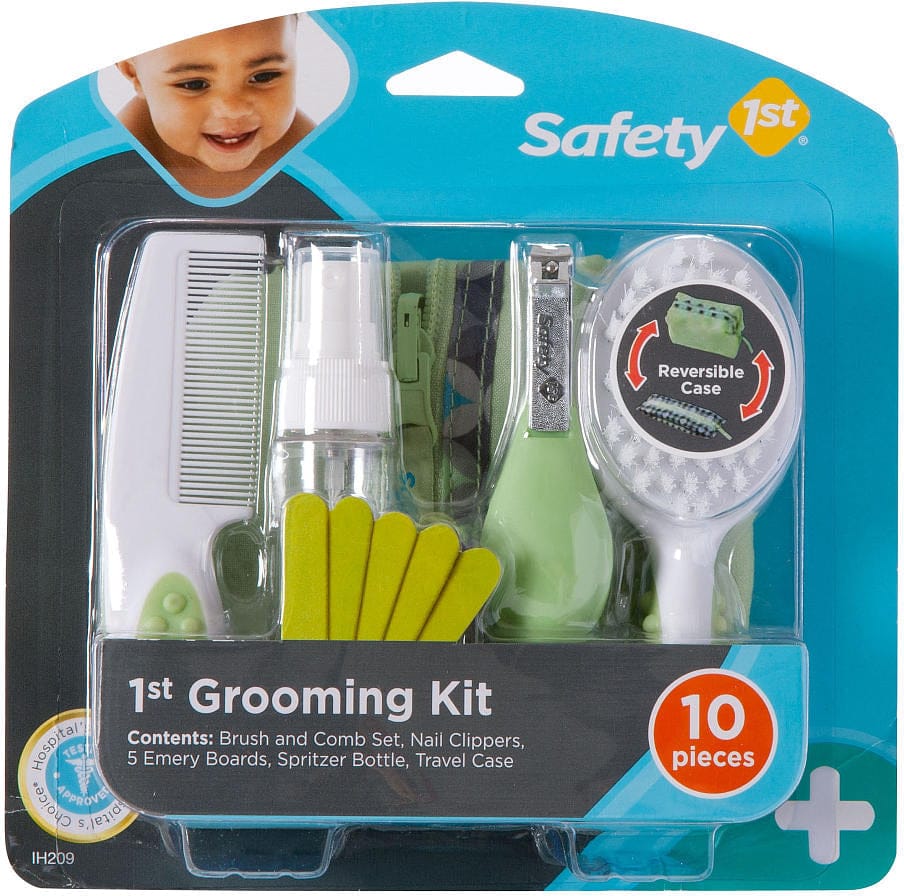 Safety 1st Baby's 1st Grooming Kit, 10pc - Spring Green - IH209