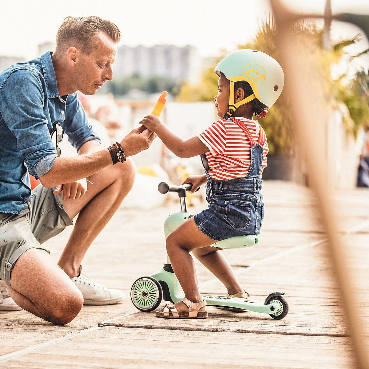 Scoot & Ride HighwayKick 1 Convertible Scooter - Kiwi